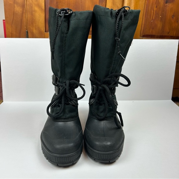 Sorel Kaufman Canada Snowcap Tall Green Waterproof Insulated Women’s SZ 10 Boots - Picture 2 of 16